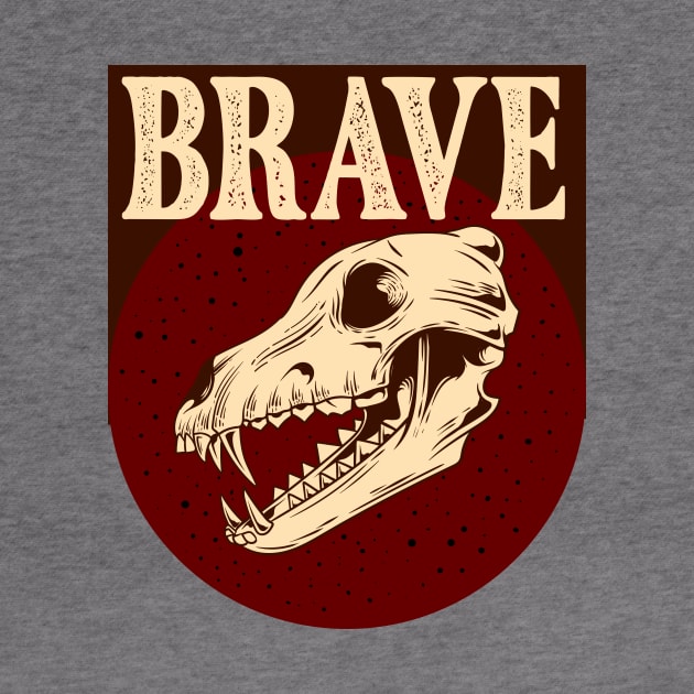 Vintage Skull - Brave 1.2 by Harrisaputra